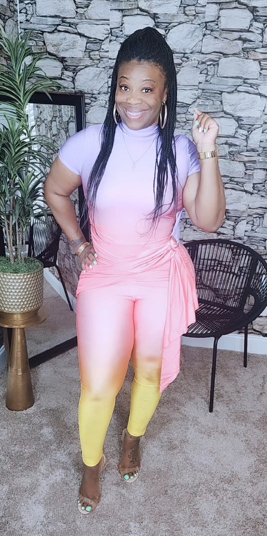 Cotton candy jumpsuit